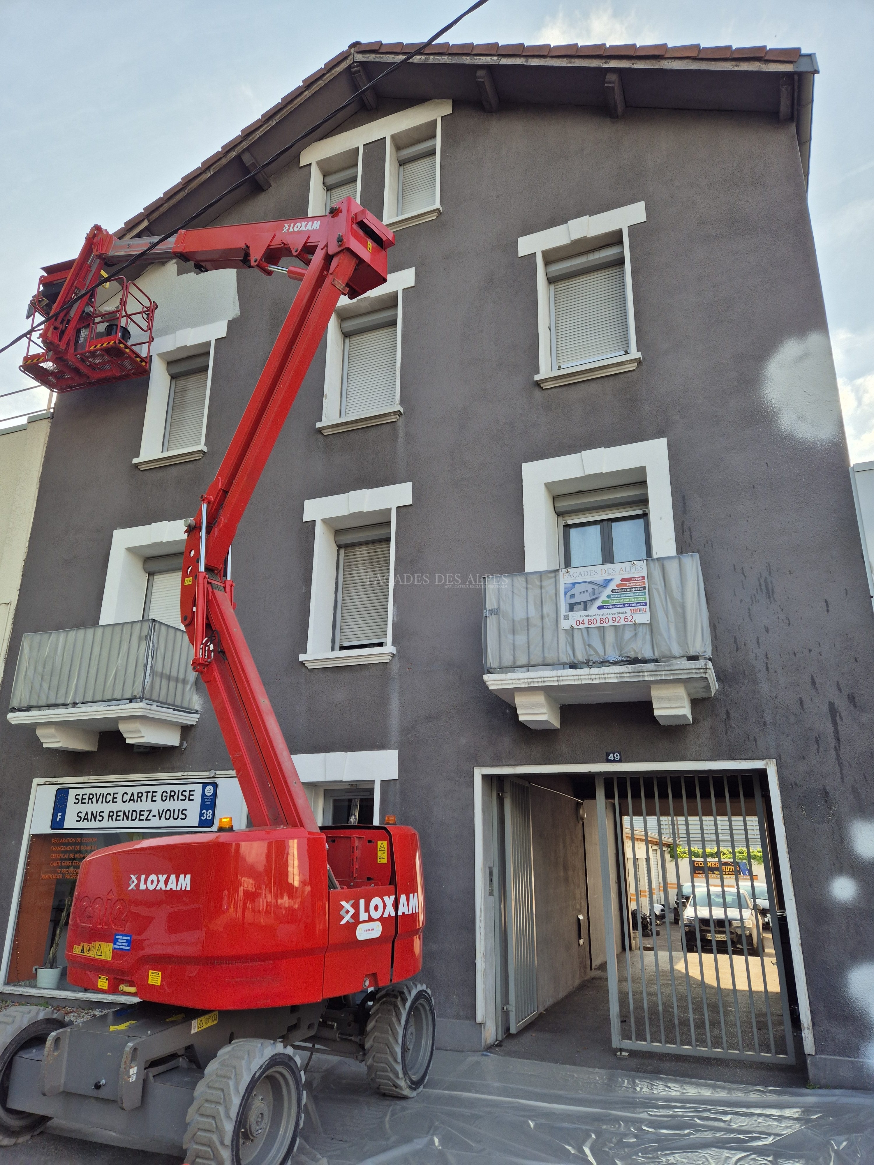 Façadier d'une maison à La Tronche, 38700, Isère