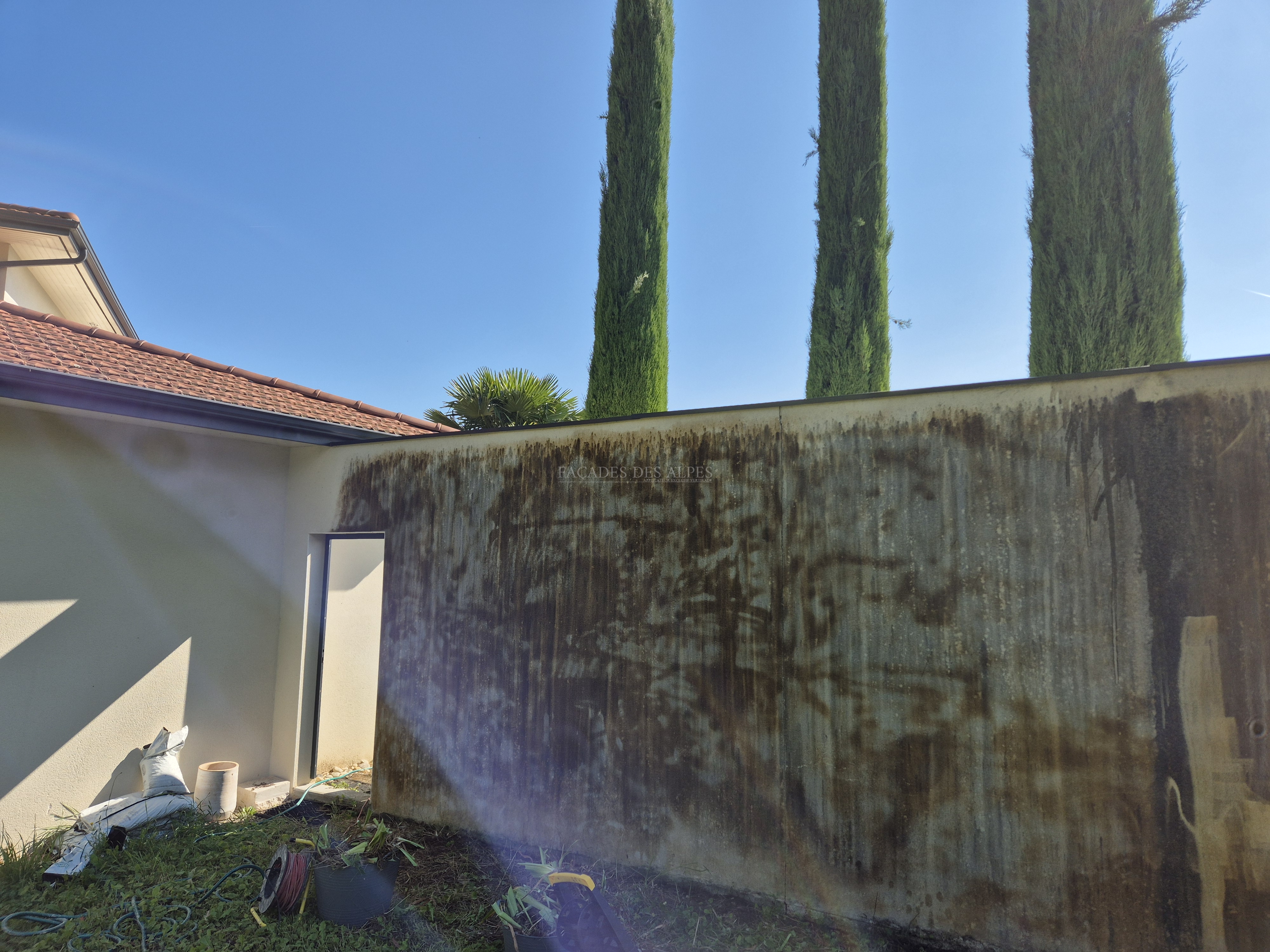 Ravalement façades d'une maison à Crolles, 38140, Isère